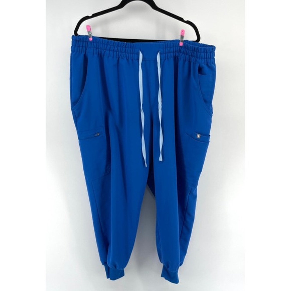 FIGS Technical Collection‎ Jogger Scrub Pants Royal Blue 4XL P Nurse